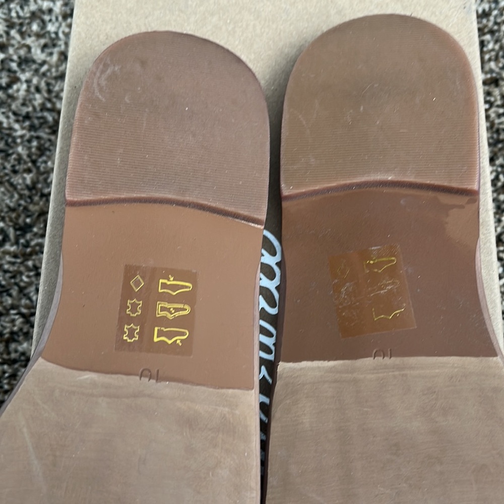 Madewell Leopard Calf Hair Sandals, like new - Picture 4 of 5